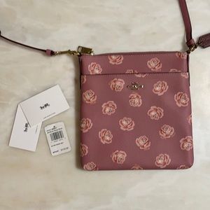 Pink:Mauve Coach Cross Body Bag